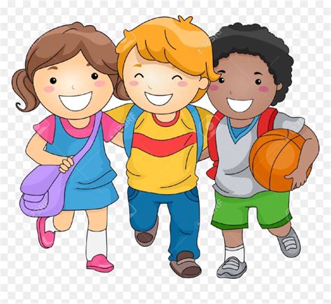 Students Kids Png Clipart