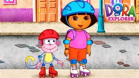 Dora The Explorer Dora S Great Roller Skate Adventure YouTube