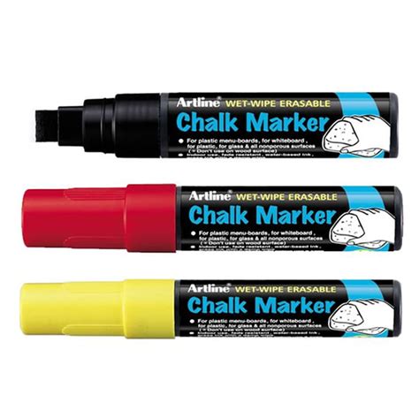 Artline Chalk Marker For All Blackboards 12mm Flat Rdg