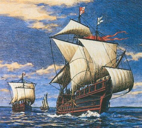Columbus Sailed The Ocean Blue In 1492 From Spain On August 3rd