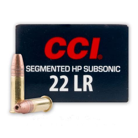 22 LR 40 Gr CPSHP CCI Subsonic 50 Rounds Ammo