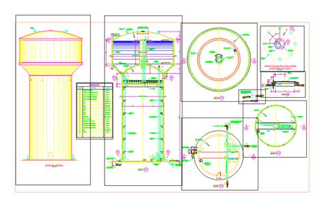 Medidor De Agua Potable En Autocad Librería Cad