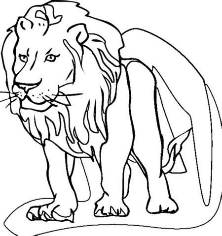 Magnificent lion head, from front. Lion Coloring Pages | Learn To Coloring