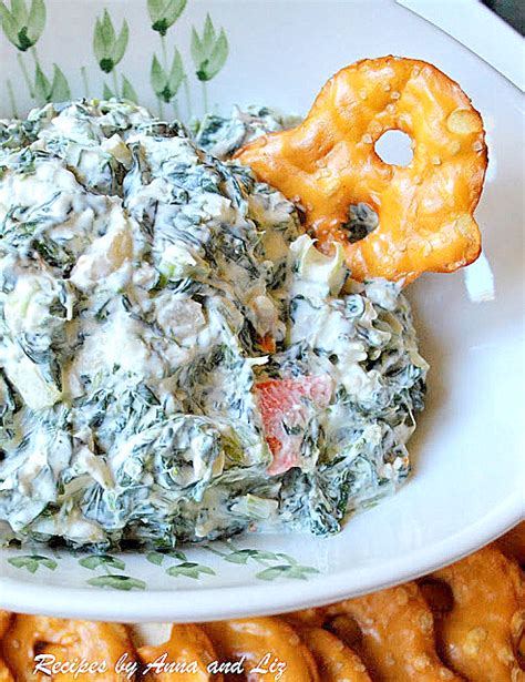 Easy Cold Spinach Dip 2 Sisters Recipes By Anna And Liz
