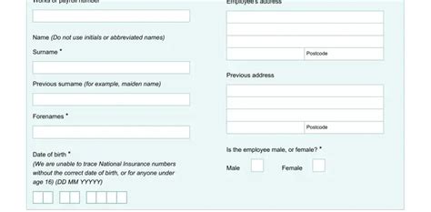 National Insurance Form ≡ Fill Out Printable Pdf Forms Online