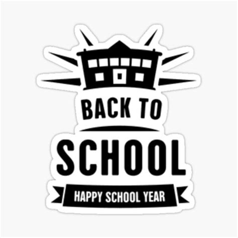 Back To School Happy School Year Sticker For Sale By Nourlogo