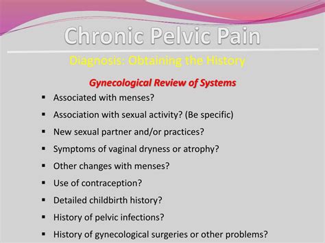 Ppt Chronic Pelvic Pain Powerpoint Presentation Free Download Id