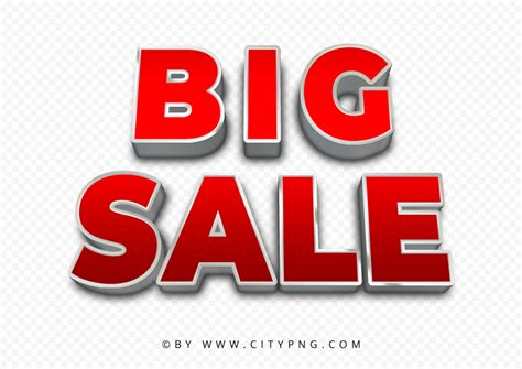 Big Sale Word Label Logo Sign Free Png Citypng