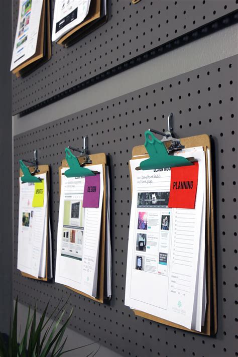 Office Pegboard Organization Gray House Studio