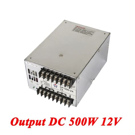 Sp 500 12 Pfc Switching Power Supply 500w 12v 416asingle Output Ac Dc Converter For Led Strip