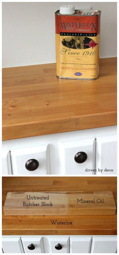 I started the project by measuring for my cuts. Sealing Butcher Block Countertops: Waterlox vs. Mineral ...