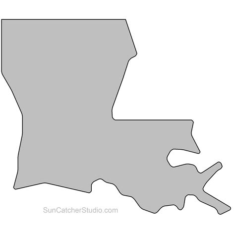 Printable Louisiana Map Outline Nar Media Kit