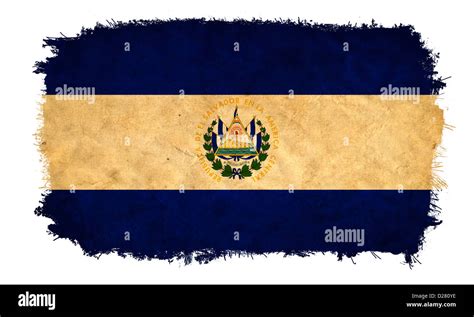El Salvador Grunge Flag Stock Photo Alamy