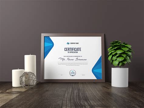 Elegant Corporate Certificate Template Graphic Prime Graphic Design