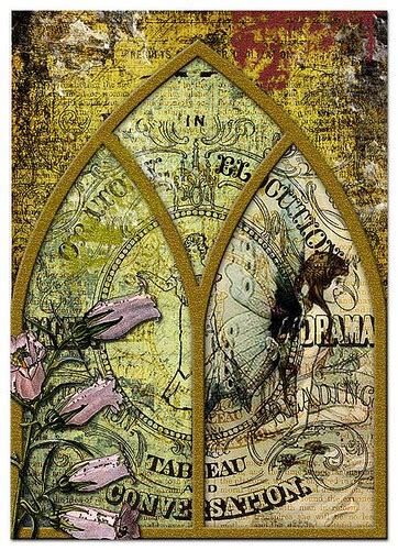 Nicecrane Designs New Awesome Gothic Arch Collage Sheet