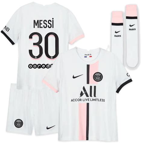 Messi Psg 2122 Away Kids Kit By Nike Soccerarmor