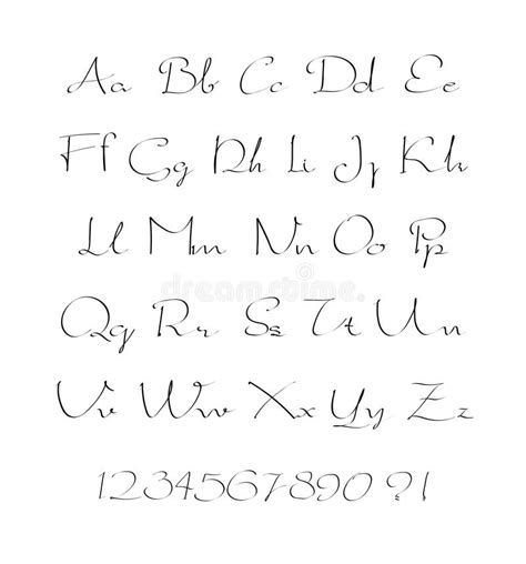 Letra En Carta Mayuscula Y Minuscula El Alfabeto Pone Letras A