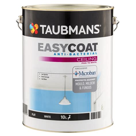 Rangwali is an intensely pigmented pink that transforms smaller spaces into. Taubmans Easycoat 10L Pink To White Ceiling Paint ...