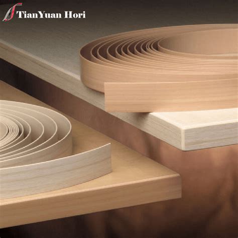 hot sale wood grain cabinet edge tape wood grain pvc edge strips