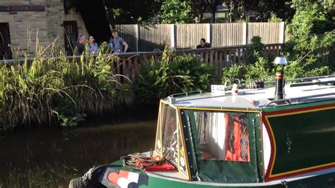 Hannah Catherine Narrow Boat Moves Off From Hebden Bridge Youtube