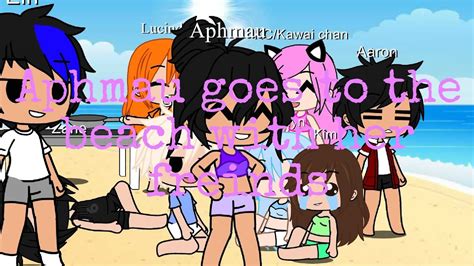 Aphmau Goes To The Beach With Her Friends Aphmau Beach Gacha