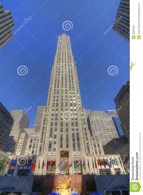 Ge Building At Rockefeller Center Editorial Photography