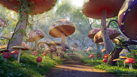 Mushroom Forest Google Search Alice In Wonderland Aesthetic Alice