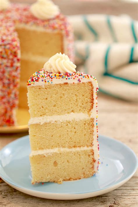 + french vanilla cake mix and fresh raspberries. Vanilla Birthday Cake Recipe - Gemma's Bigger Bolder Baking