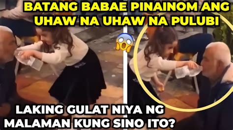 Batang Babae Pinainom Ang Uhaw Na Uhaw Na Pulubi Laking Gulat Niya Ng