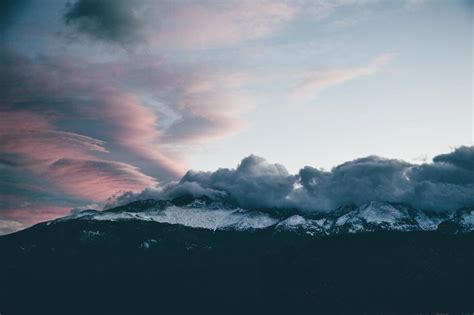 Wallpaper Mountains Clouds Peaks Sky Hd Widescreen High