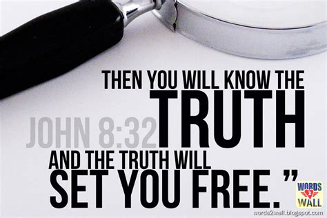 Then You Will Know The Truth Free Bible Desktop Verse Wallpaper