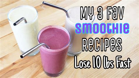 3 easy homemade meal replacement smoothie recipes how i continue to lose weight fast youtube