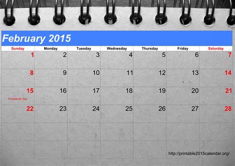 5 Best Images Of Printable February Calendar Numbers February