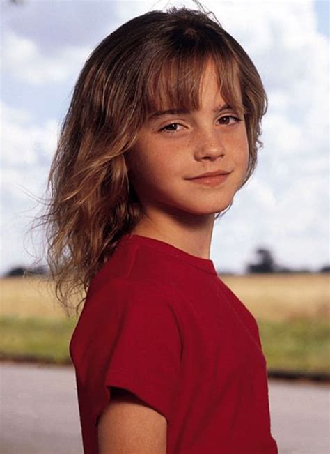 2000 Zum Knuddeln Sieht Emma Watson Im Jahr 2000 Aus Sie Spielt Bei