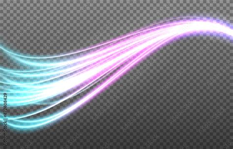 Vector Glowing Lines Png Beautiful Gradient Neon Png Lines Neon
