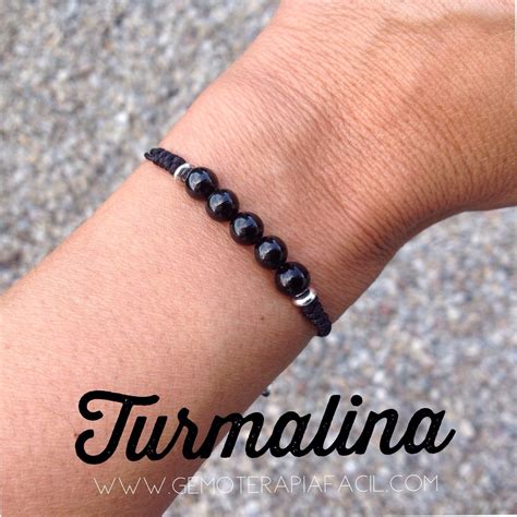 Pulsera De Turmalina Negra Gemoterapia Fácil Tienda De Minerales Online