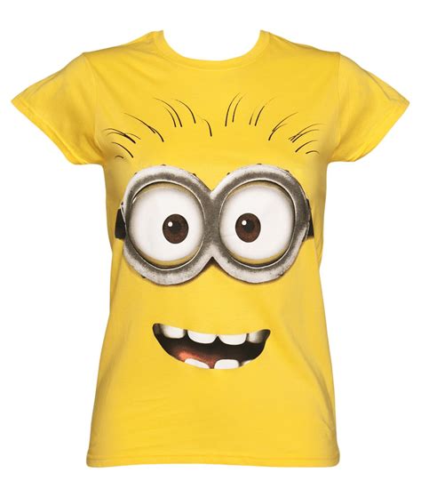 Ladies Yellow Despicableme Dave Minion T Shirt Xoxo Yellow T Shirt