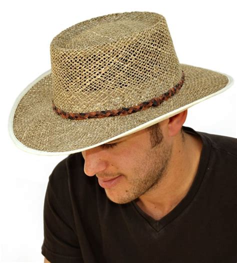 Mens Greg Norman Style Seagrass Straw Summer Hat S19 Uk Clothing Summer Hats Hats