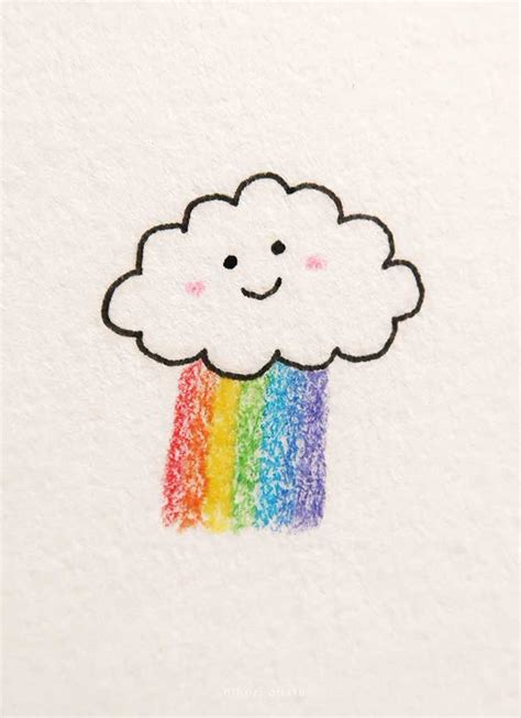 50 Cute Easy Things To Draw Rainbow Drawing Cute Easy Doodles Cute