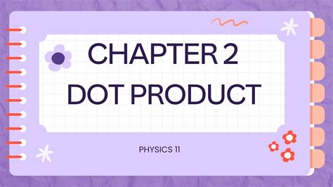 Physics Chapter Dot Product Product Of Vectors Easier Explanation Urdu Hindi Youtube