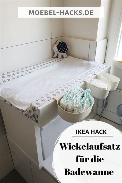 Verschiedene wickelaufsätze für die badewanne. Wickelaufsatz für die Badewanne IKEA Hack Baue dir eine ...