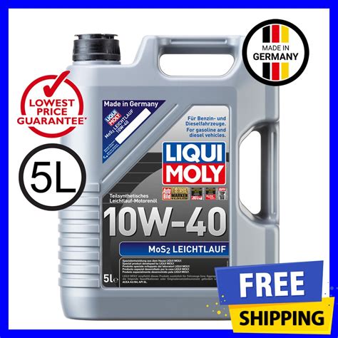 I recommend this oil for any european make. Liqui Moly MoS2 Leichtlauf (5L) 10W40 Semi Synthetic ...