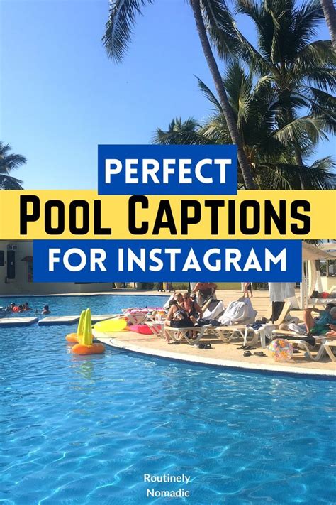 People On Loungers By Pool With Perfect Pool Captions For Instagram