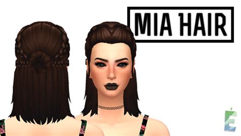 My Sims 4 Blog Mia Hair By Enrique
