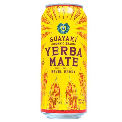 A review of guayaki organic energy drinks, which are a line of yerba mate and green tea infused products. Guayaki Yerba Mate Revel Berry Energy Drink - 458mL ...