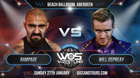Wos Wrestling Live Aberdeen Beach Ballroom