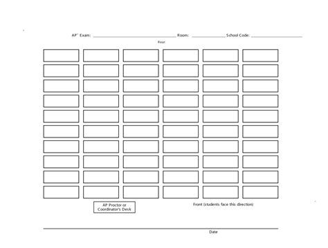 Printable Seating Chart Customize And Print