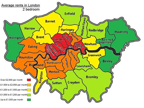 Map Of London Boroughs Related Keywords And Suggestions Map Of London