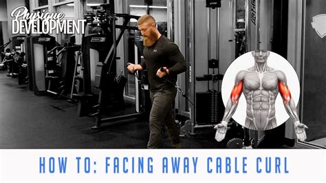 How To Facing Away Cable Biceps Curl Youtube