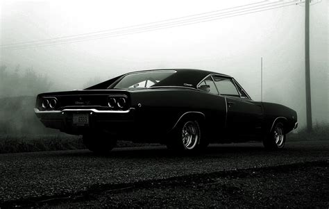 Black Muscle Vehicle Dodge Charger Car Muscle Cars Hd Wallpaper